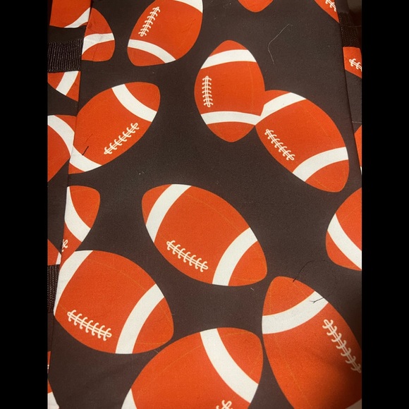 Large softball baseball volleyball soccer football canvas tote utility bag - Picture 8 of 10